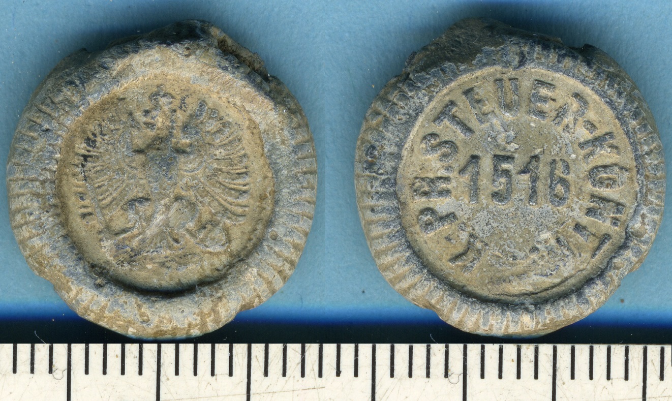 Prussian, Customs Seal, Steuer-Kontr Seal