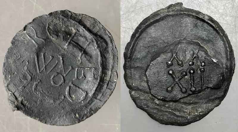 Cloth Seal, Searcher, Alnage, Roman Numeral, Image & Found by Mark Sowden