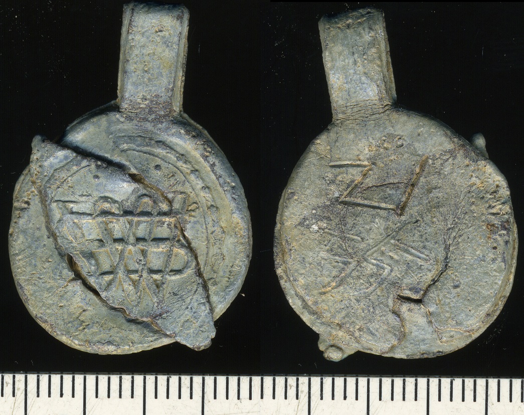 Cloth Seal, Cloth Worker's Personal Seal, Ligate WS, 1675~1825