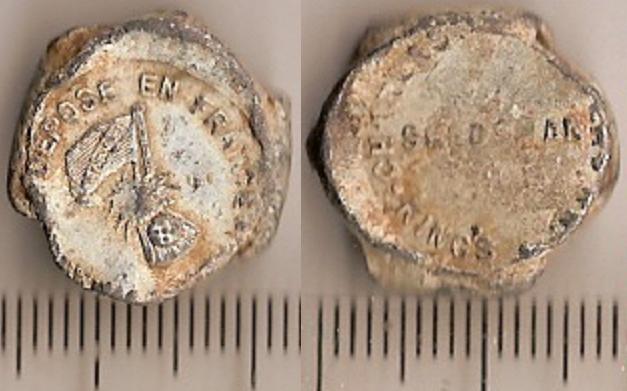 Seed Merchants, King's Lynn, DEPOSE EN FRANCE Bag Seal