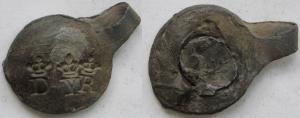 Cloth Seal, Squirrel, Crowned Letters