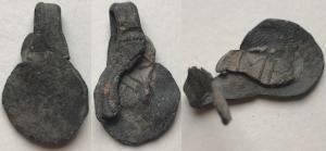 Cloth Seal, Cloth Worker's Personal Seal, Initialled, MH, 1600~1800
