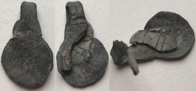 Cloth Seal, Cloth Worker's Personal Seal, Initialled, MH, 1600~1800