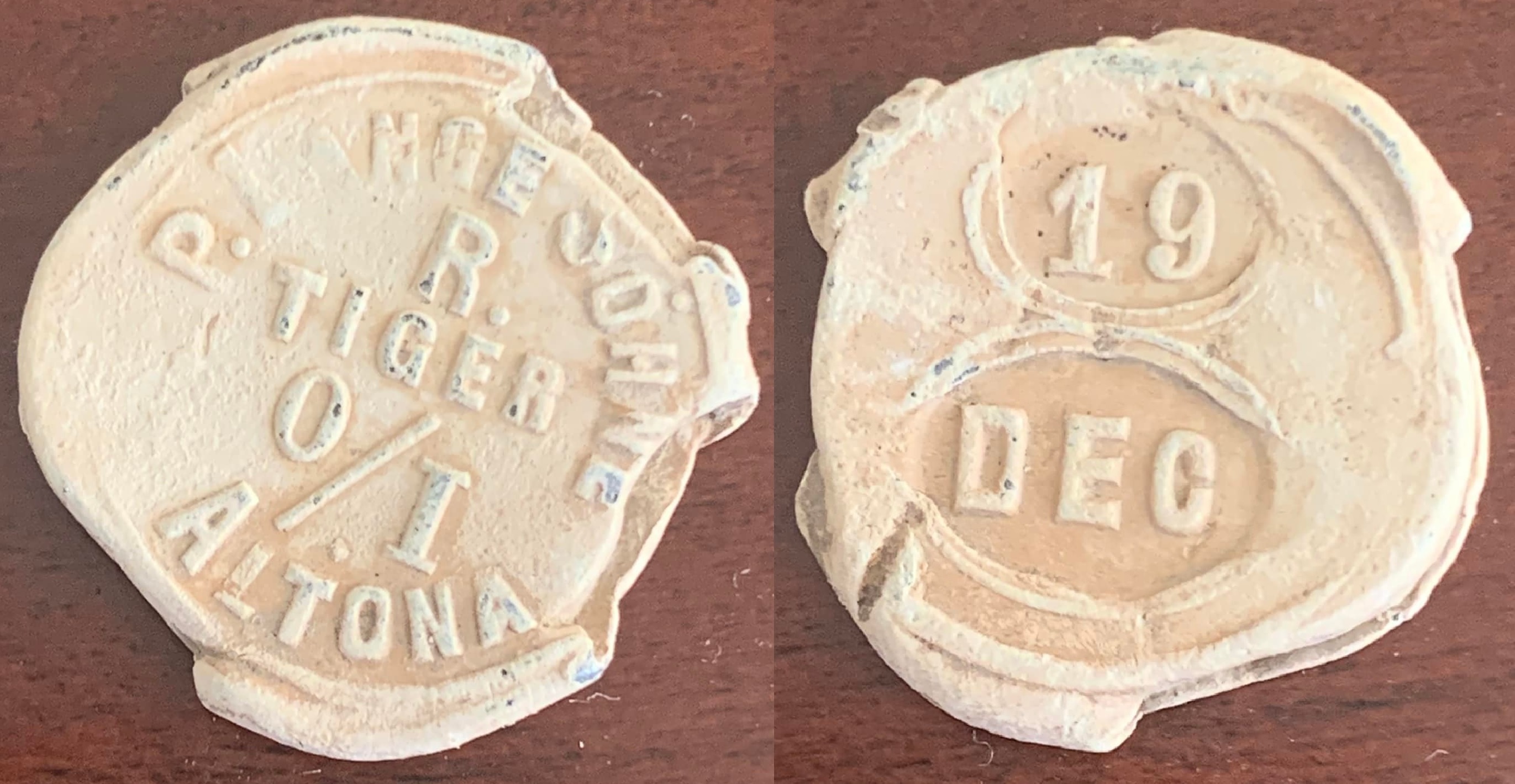 German, Flour Bag Seal, Altona, J.P.LANGE & Co