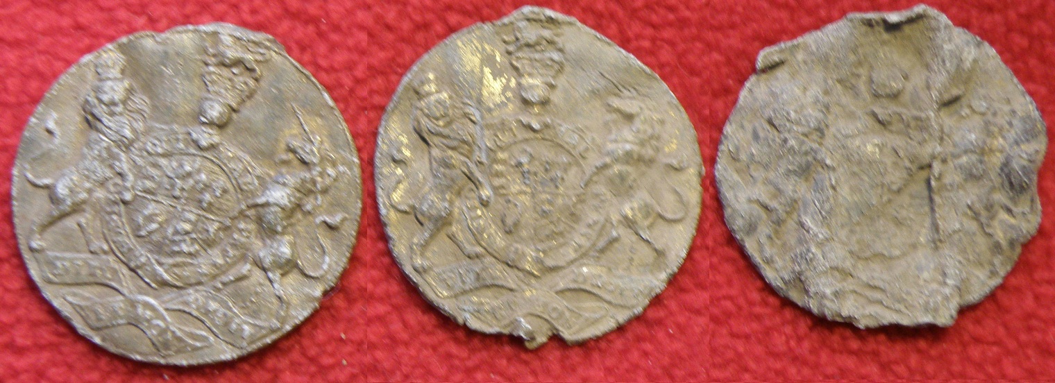 Cloth Seal, Georgian Armorial, 1714 - 1800