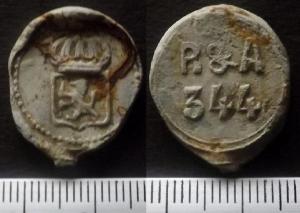 Dutch, Customs Seal, 344