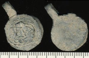 Cloth Seal, Cloth Worker's Personal Seal, Privy Mark, 4 scroll base, VW, 1575~1700