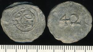Cloth Seal, Cloth Worker's Personal Seal, Initialled, RH, 1500~1700