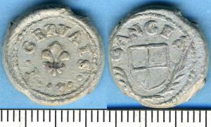 Cloth Seal, French, Ganges, I. Gervais Seal