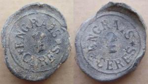 French, Engrais Ceres, Fertiliser Bag Seal (Griffin, Morris, & Griffin)