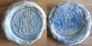 Spanish, Arms of Castile, León, Granada and Bourbon Seal