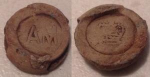 Customs Seal, British, Initialled, AM