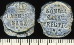 German, Salt, Lüneburg, Royal Saltworks Seal