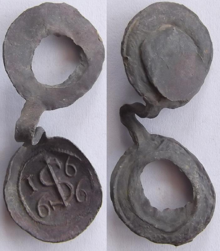 Cloth Seal, Cloth Worker's Personal Seal, Ligate, IS, 1666