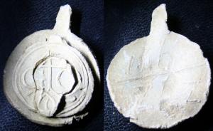 Cloth Seal, Cloth Worker's Personal Seal, 4 scroll base, Privy Mark, GO, 1500~1800