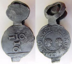 Cloth Seal, Clothier's Seal, Exeter, Edmund Cock, Image & Found by Madelinus