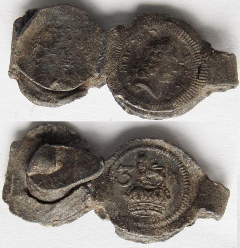 Cloth Seal, George I, Alnage, Lion on Crown