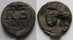 Cloth Seal, Norwich / Norfolk, Castle, RS, 1637