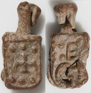 Cloth Seal, Spade-shaped, Cross, EG