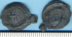 Cloth Seal, Mary I, Alnage, Crowned Rose, MR