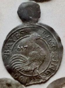 Cloth Seal, Bocking 100 Bay, Cockerel