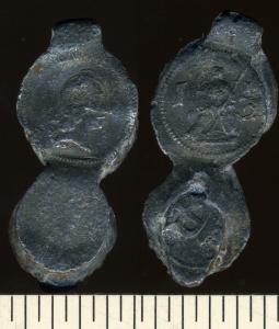 Cloth Seal, George I, Alnage, Britannia, Monogram