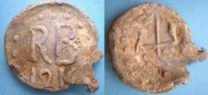 Russian Bale Seal, Cross on Shield Type (Possibly Narva)