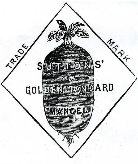 Seed Merchants, Suttons' New Golden Tankard Trademark