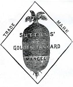 Seed Merchants, Suttons' New Golden Tankard Trademark