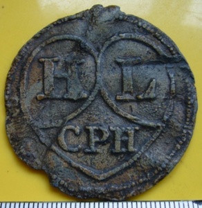 Cloth Seal, Cloth Worker's Personal Seal, Privy Mark, H L CPH