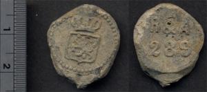 Dutch, Customs Seal, 289