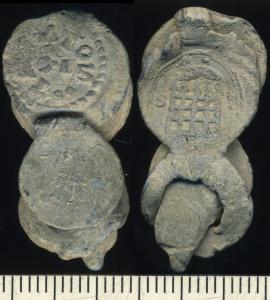 Cloth Seal, Taunton, Alnage, 81, Portcullis with Lion