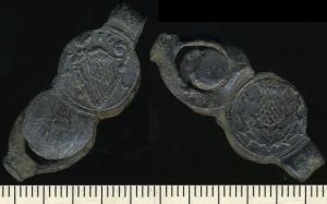 Cloth Seal, Alnage, Thistle, Harp, 1616
