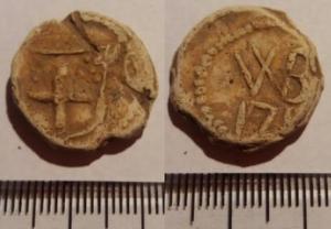 Russian Bale Seal, Cross on Shield Type (Possibly Narva)