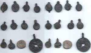 Cloth Seal, Dutch, Various Seals found in Manhattan