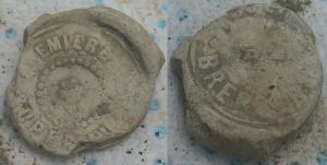 French, Flour Bag Seal, Brebières, Superieures