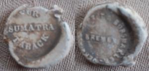 German, Sumatra Taback Seal, Bremen