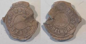 German, Carl Hirschberg Oelmühlen Soap Seal, Itzehoe, Humburg