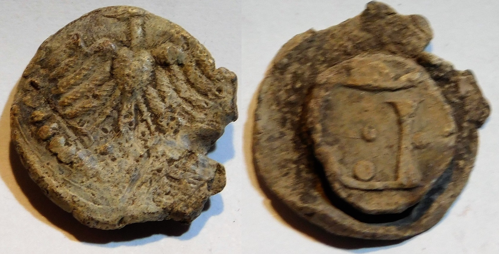 Cloth Seal, Unknown, Continental, Single-Headed Eagle