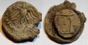 Cloth Seal, Unknown, Continental, Single-Headed Eagle