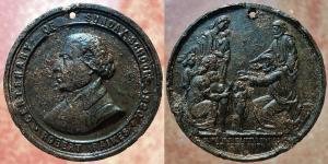 Not a Seal, Medallion, Centenary of Sunday Schools, Robert Raikes, 1880