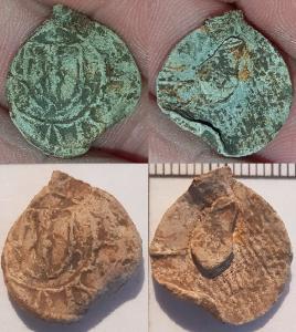 Cloth Seal, Unknown, Lombardic Script?