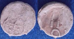 Russian Bale Seal, Cross on Shield Type (Possibly Narva)