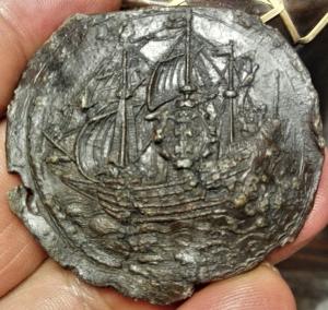 Cloth Seal, Polish, Gdansk / Danzig, Ship