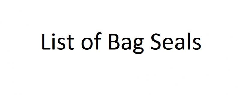 ~ List of Bag Sealz 1701 - 1800