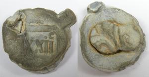 Cloth Seal, Belgian, Fleur-de-lis, XXII