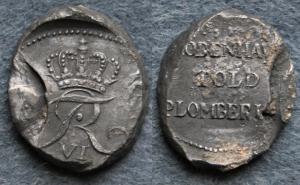 Danish, Customs Seal, King Frederik VI