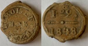 Russian, St Petersburg, Koroleff, 1848 Seal