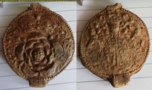 Cloth Seal, Anne, Armorial