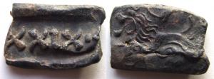 Cloth Seal, Dutch, Leiden?, Tubular, Lion